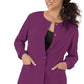 Women's 3-Pocket Snap Front Scrub Jacket