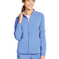 Unisex 3-Pocket Zip Front Jacket - 2477 - Ceil Blue