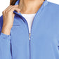 Unisex 3-Pocket Zip Front Jacket - 2477 - Ceil Blue