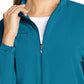 Unisex 3-Pocket Zip Front Jacket - 2477 - Caribbean