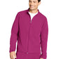 Unisex 3-Pocket Zip Front Jacket - 2477 - Plumberry Wine