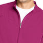 Unisex 3-Pocket Zip Front Jacket - 2477 - Plumberry Wine
