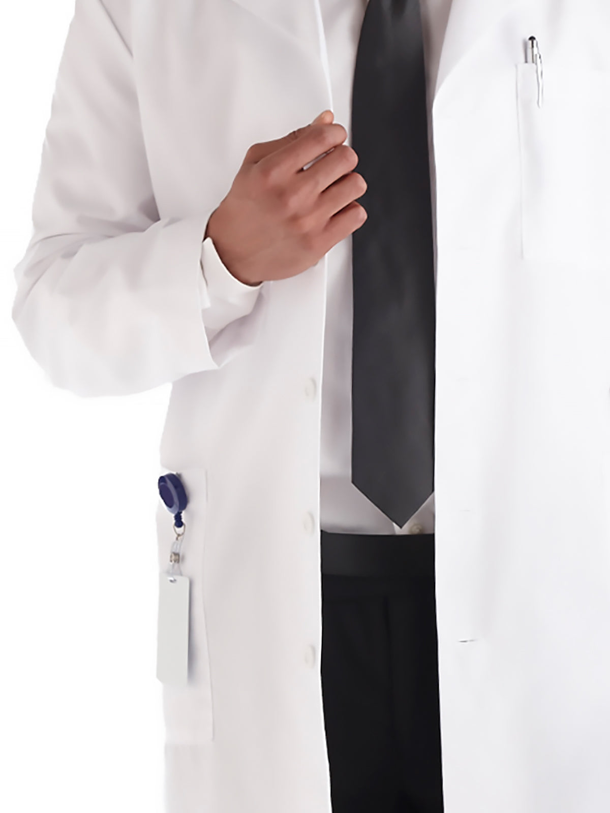 Men's Five-Pocket 40" Full-Length Long Lab Coat