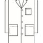 Men's Five-Pocket 40" Full-Length Long Lab Coat