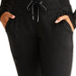 Women's 6-Pocket Trinity Camo Jogger Pant - 003 - Black