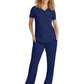 Women's 2-Pocket Jane Triple-Needle Stitching Top