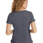 Women's 2-Pocket Jane Triple-Needle Stitching Top - 2167 - Pewter