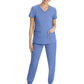 Women's 2-Pocket Juliet Stylish V-Neck Top - 2245 - Ceil