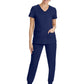 Women's 2-Pocket Juliet Stylish V-Neck Top - 2245 - Navy