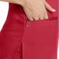 Women's 2-Pocket Juliet Stylish V-Neck Top - 2245 - Red