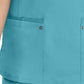 Women's 2-Pocket Juliet Stylish V-Neck Top - 2245 - Spectra Blue