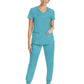 Women's 2-Pocket Juliet Stylish V-Neck Top - 2245 - Spectra Blue