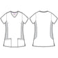 Women's 2-Pocket Juliet Stylish V-Neck Top - 2245 - Royal