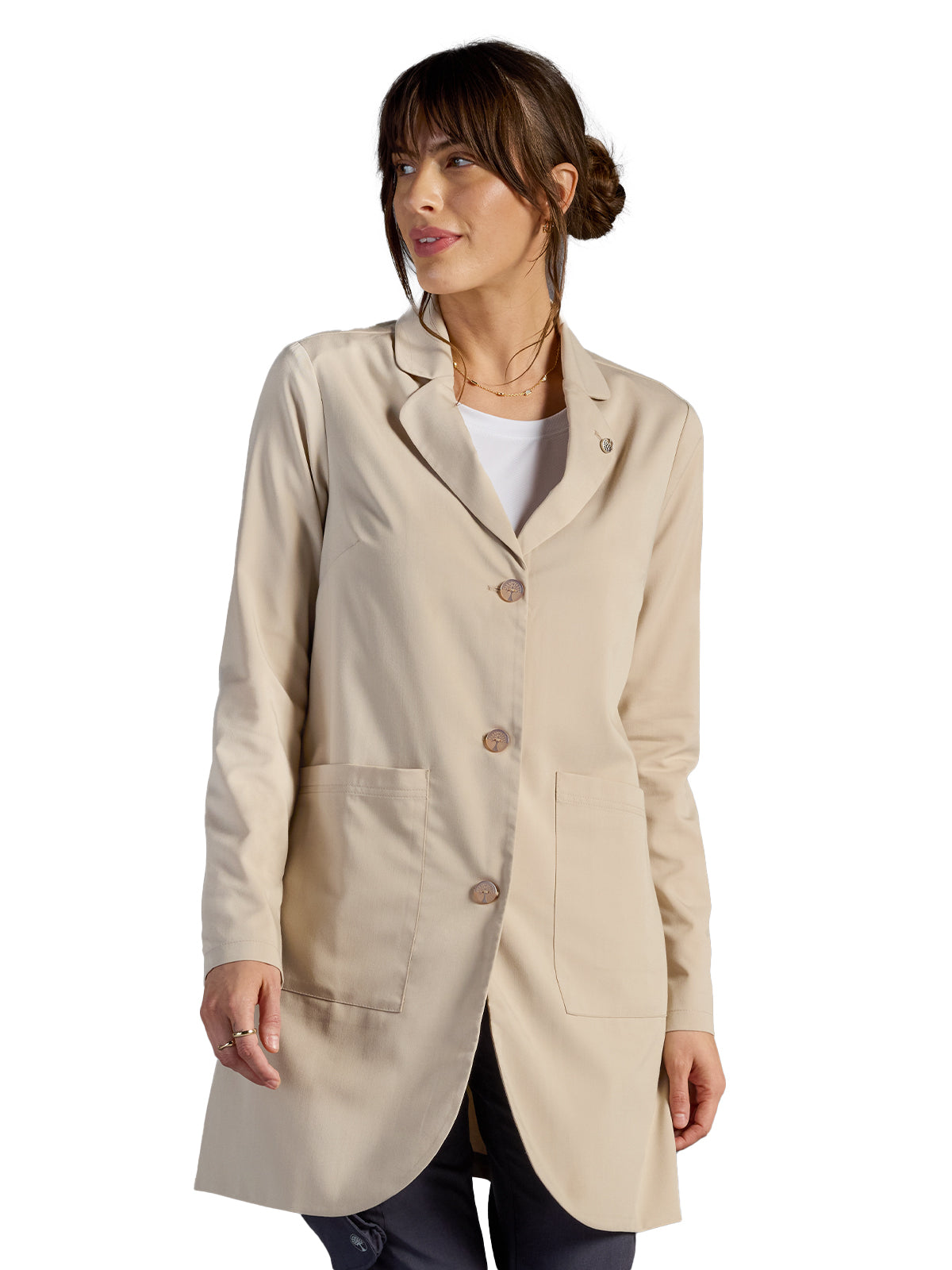 Women's Vera 34" Modernist Lab Coat