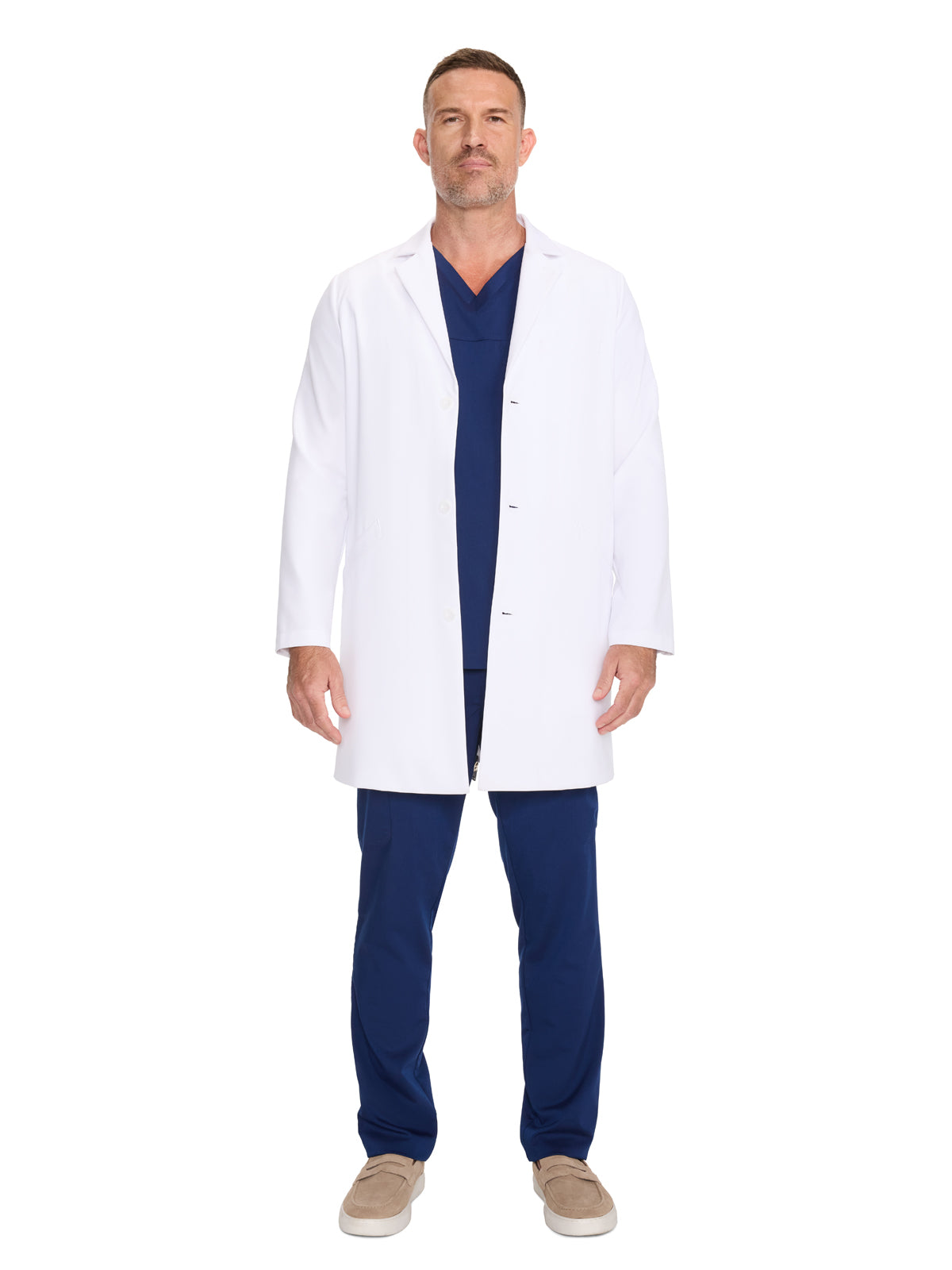 Men's 6-Pocket 36" Lab Coat