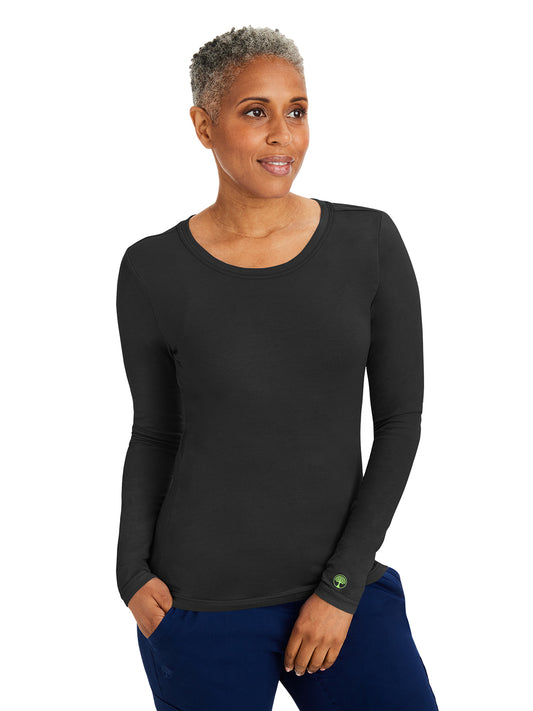 Women's Pocketless Melissa Long Sleeve Underscrub Tee