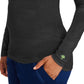 Women's Pocketless Melissa Long Sleeve Underscrub Tee - 5047 - Black