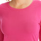 Women's Pocketless Melissa Long Sleeve Underscrub Tee - 5047 - Carnation Pink