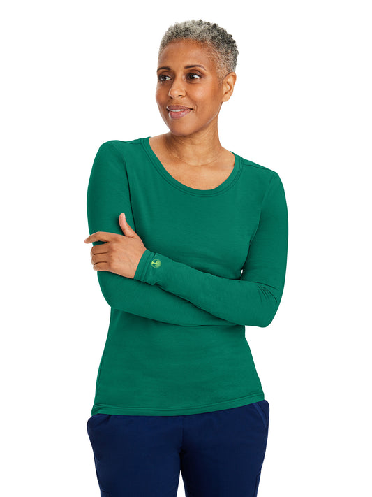 Women's Pocketless Melissa Long Sleeve Underscrub Tee