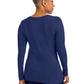 Women's Pocketless Melissa Long Sleeve Underscrub Tee - 5047 - Navy