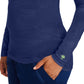 Women's Pocketless Melissa Long Sleeve Underscrub Tee - 5047 - Navy