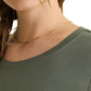 Women's Pocketless Melissa Long Sleeve Underscrub Tee - 5047 - Olive