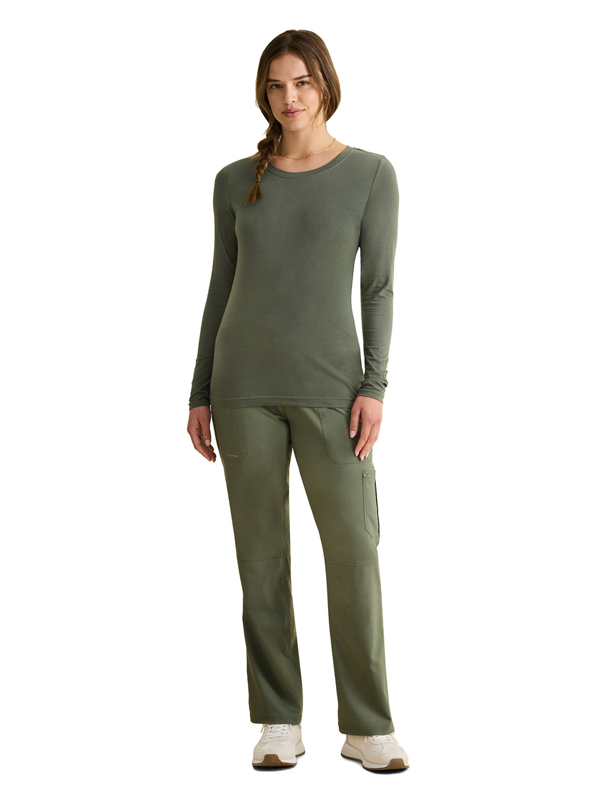 Women's Pocketless Melissa Long Sleeve Underscrub Tee