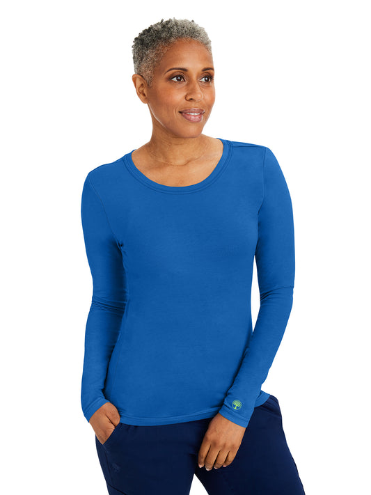 Women's Pocketless Melissa Long Sleeve Underscrub Tee