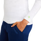Women's Pocketless Melissa Long Sleeve Underscrub Tee - 5047 - White
