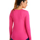 Women's Pocketless Mackenzie Crew Neck Underscrub Tee - 5051 - Carnation Pink