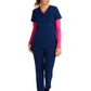 Women's Pocketless Mackenzie Crew Neck Underscrub Tee - 5051 - Carnation Pink
