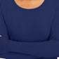 Women's Pocketless Mackenzie Crew Neck Underscrub Tee - 5051 - Navy