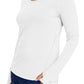 Women's Pocketless Mackenzie Crew Neck Underscrub Tee - 5051 - White