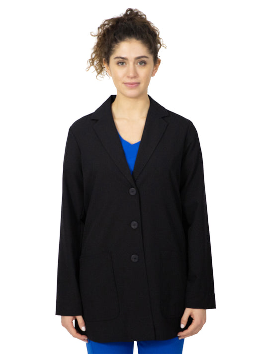 Women's Two-Pocket 31" Consultation Notched Collar Lab Coat