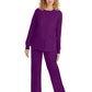 Women's 5-Pocket Daisy Snap-Front Jacket - 5063 - Eggplant