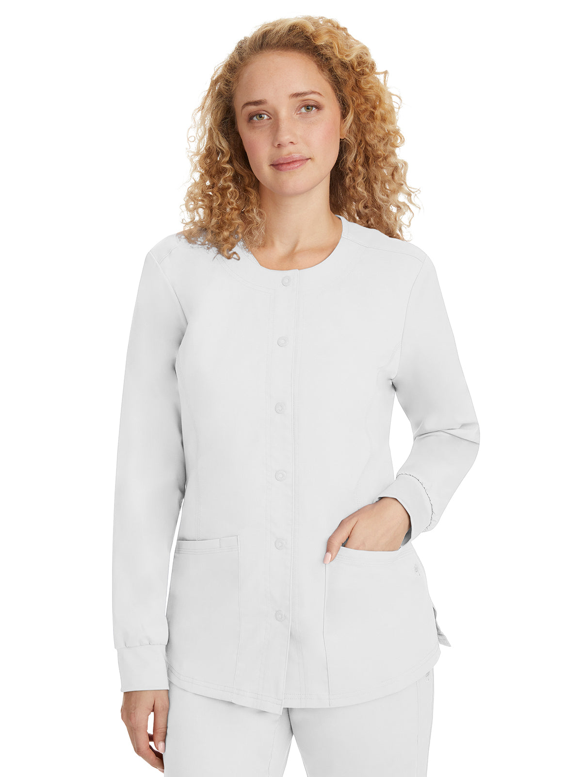 Women's Snap-Front Scrub Jacket