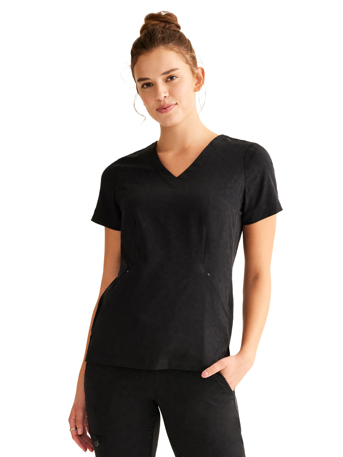 Women's 2-Pocket Jolie Scrub Top