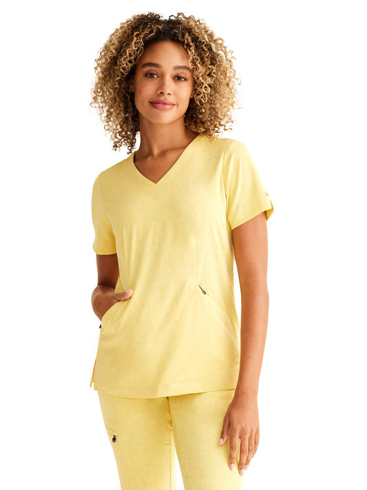 Women's 2-Pocket Jolie Scrub Top