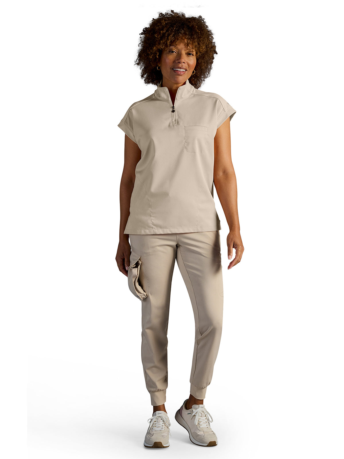 Women's Vienna Quarter-Zip Scrub Top