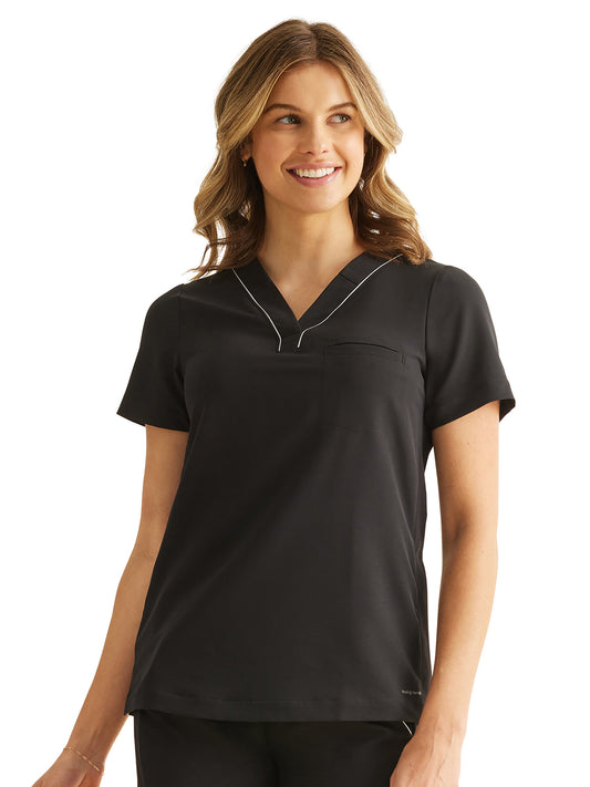 Women's 1-Pocket V-Neck Scrub Top