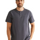 Men's 1-Pocket Mandarin Collar Scrub Top