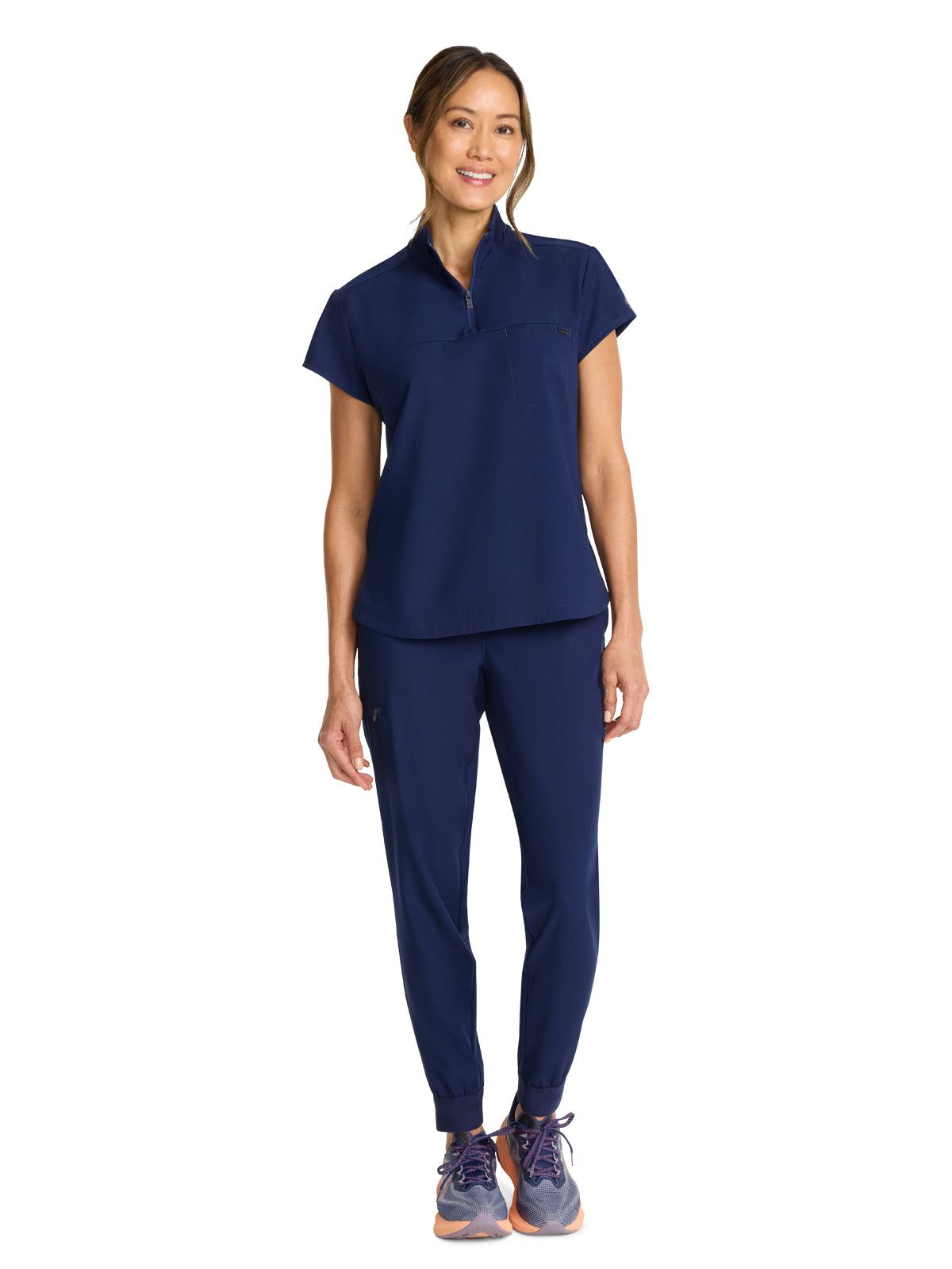 Women's 1-Pocket Partial Zip Top