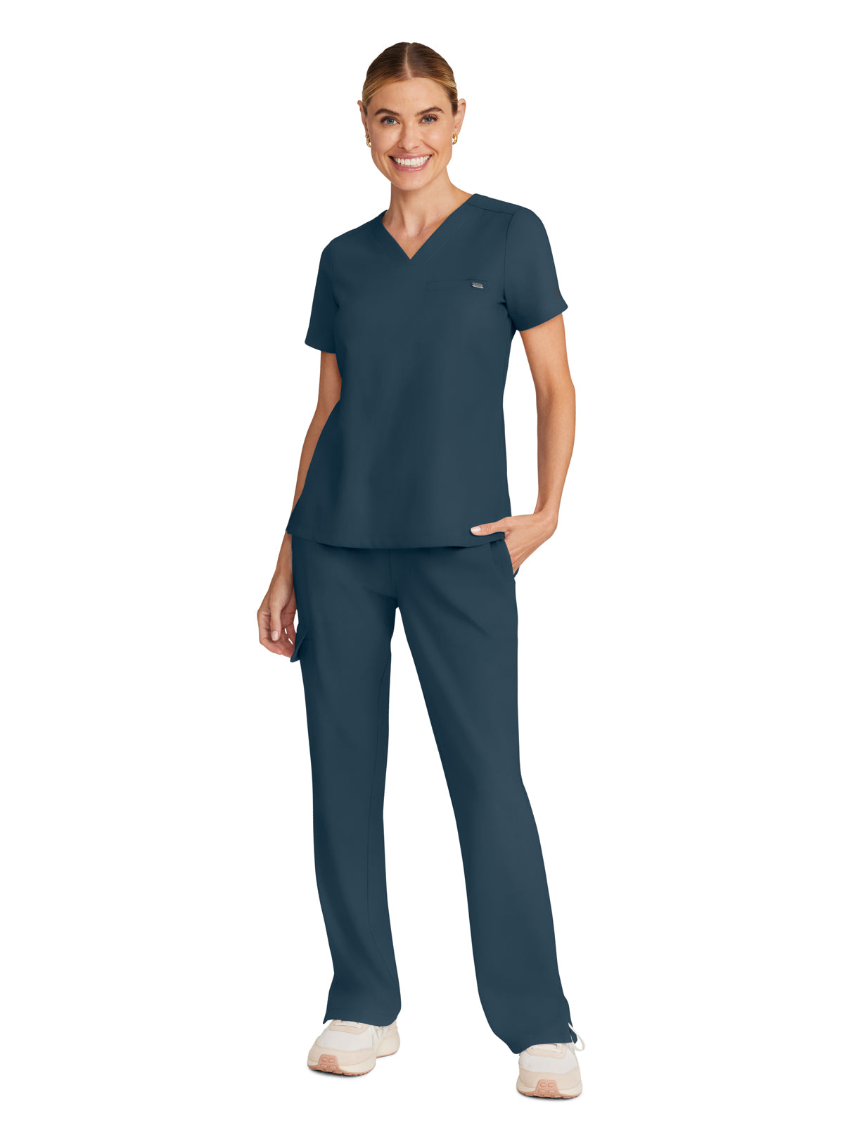 Women's 1-Pocket V-Neck Top