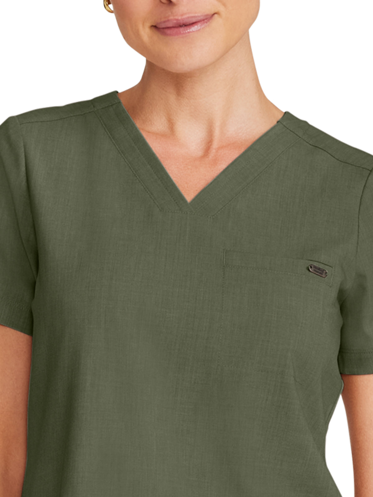 Women's 1-Pocket V-Neck Top