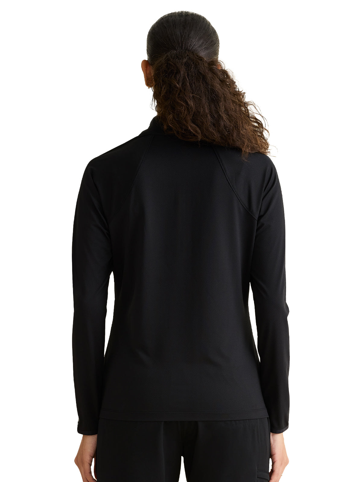 Women's Pocketless Quarter Zip Shirt