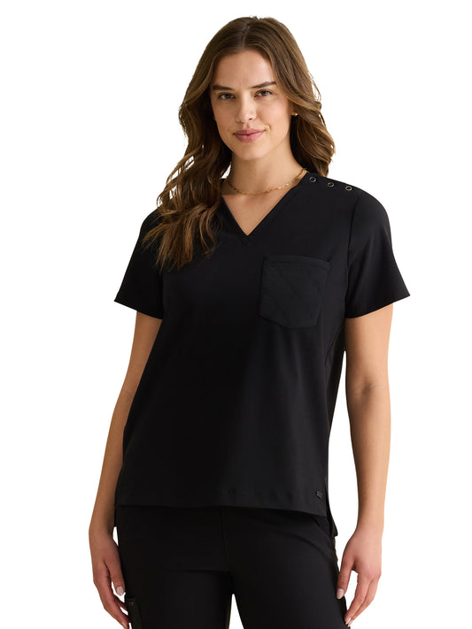 Women's 1-Pocket V-Neck Top