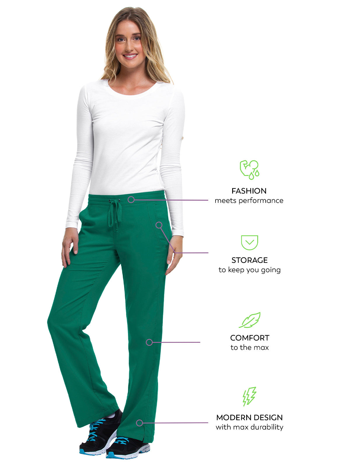 Women's Flat Front Pant