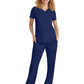 Women's 2-Pocket Taylor Flat Front Pant - 9095 - Navy