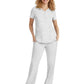 Women's 2-Pocket Taylor Flat Front Pant - 9095 - White