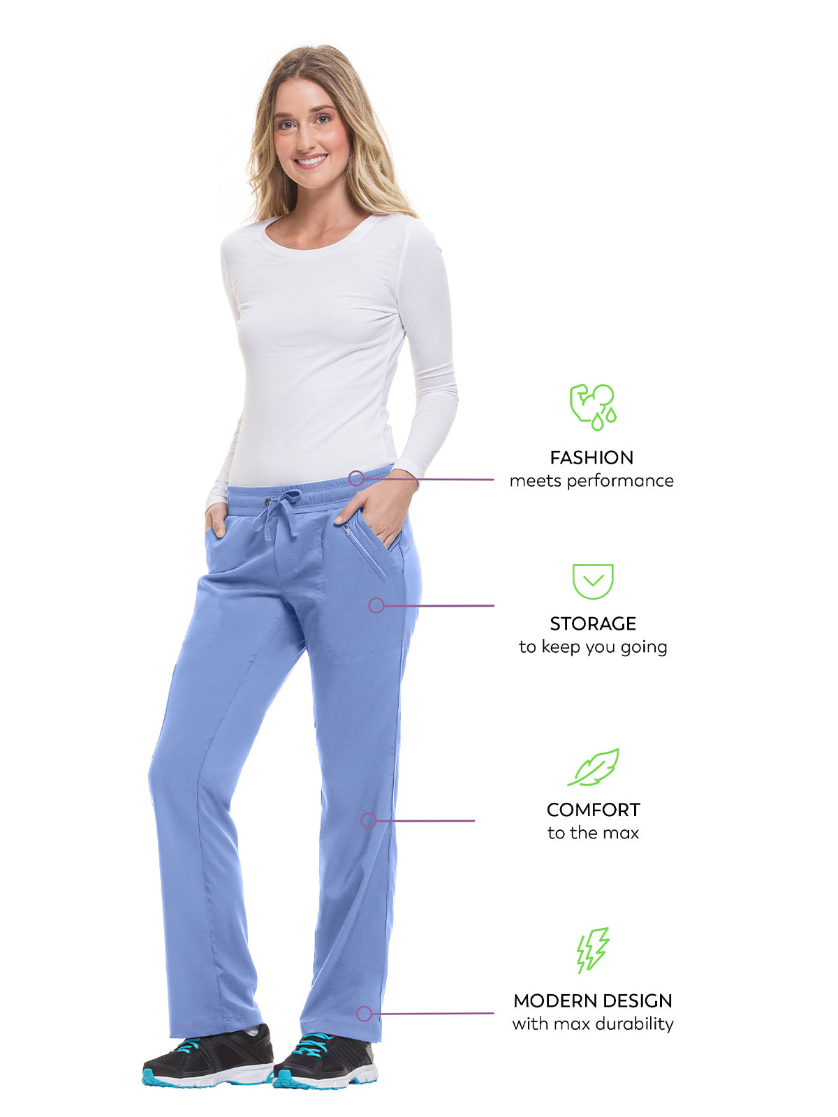 Women's Elastic Waistband Pant